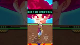BROLY ALL TRANSFORM PSP GAME DRAGON BALL