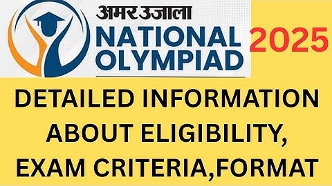 DETAILED INFORMATION ABOUT AMAR UJALA NATIONAL OLYMPIAD 2025. #AUNO #OLYMPIAD #amarujala #howto #eli