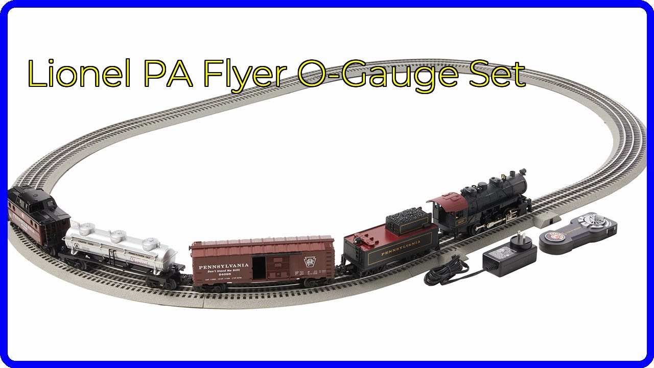 REVIEW (2025): Lionel PA Flyer O-Gauge Set. ESSENTIAL details.