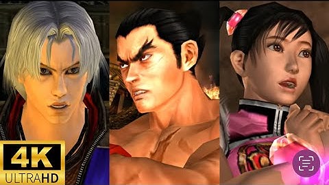 Tekken 5 - Dark Resurrection All Characters Interludes / Endings (4K)