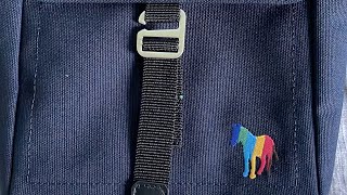 Unboxing my first “designer” bag! | Unboxing and review PS by Paul smith broad stripe zebra bag