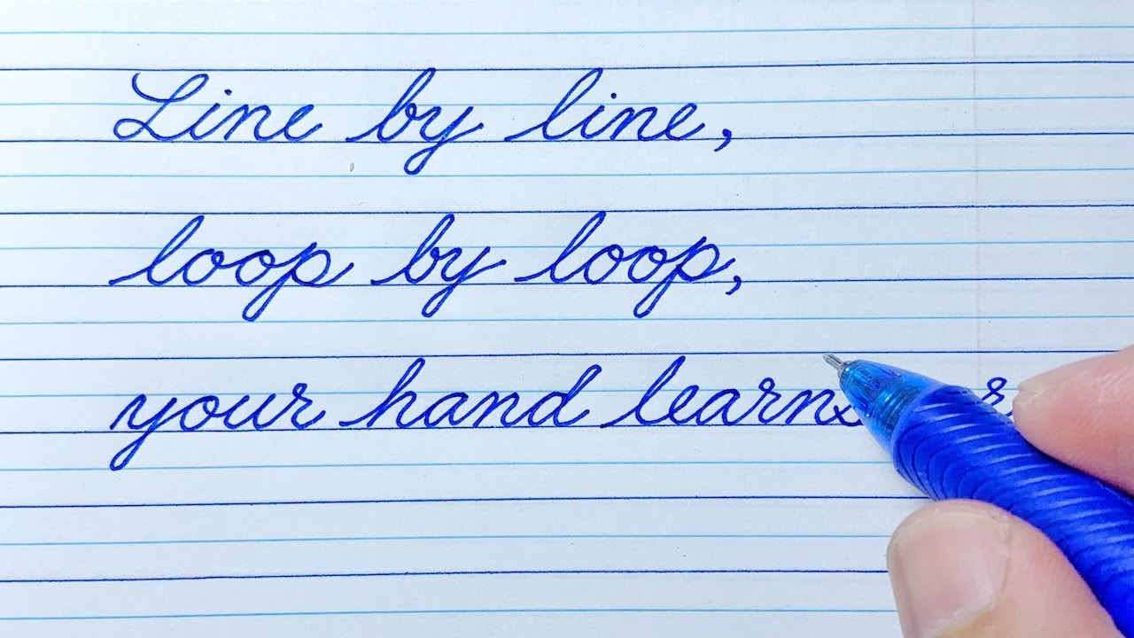 Cursive Writing Quote 86 | Cursive Handwriting Practice | Cursive ...