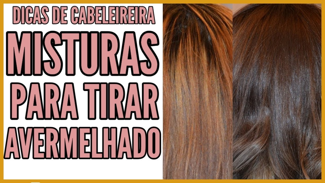 MISTURAS PARA TIRAR AVERMELHADO DO CABELO - YouTube