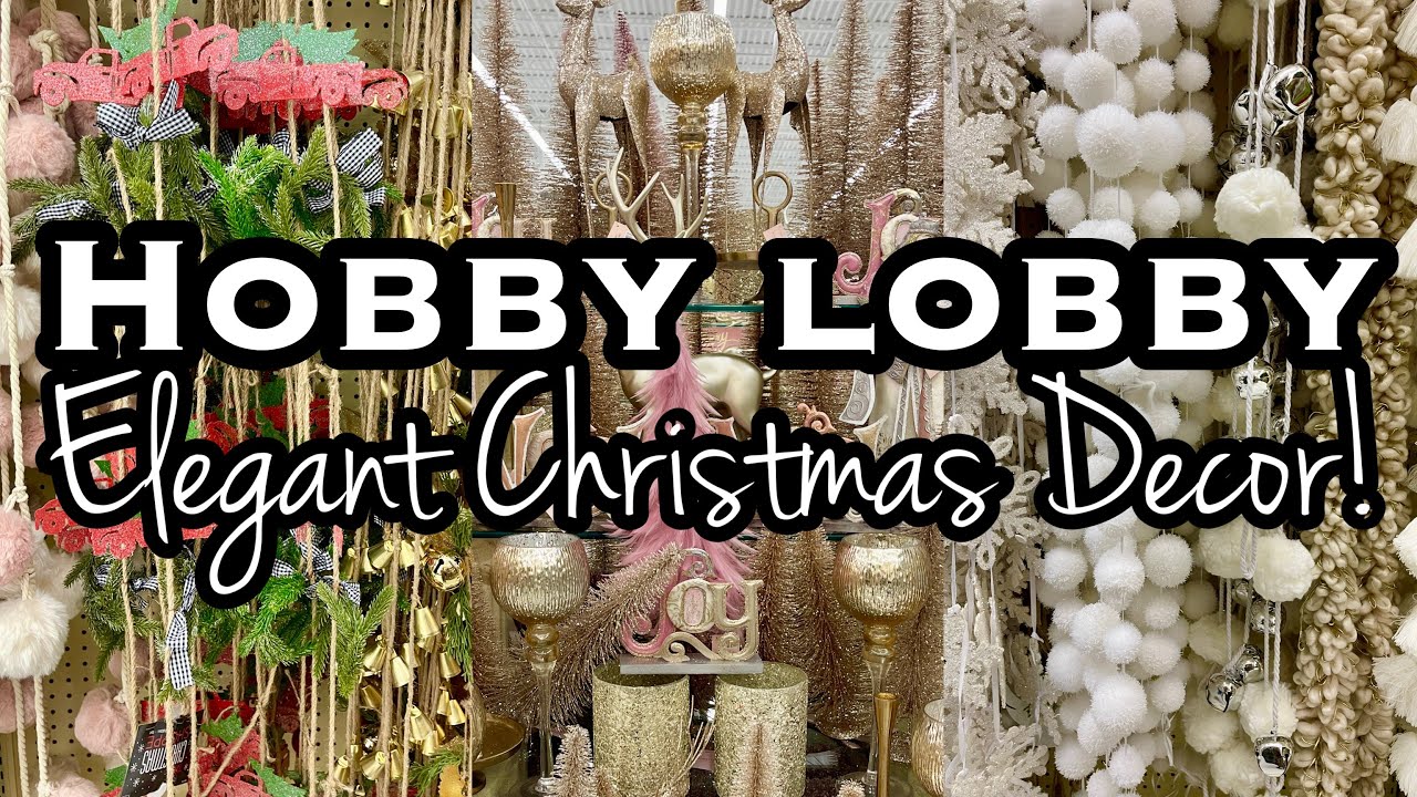 HOBBY LOBBY CHRISTMAS DECOR 2021 • SHOP WITH ME - YouTube
