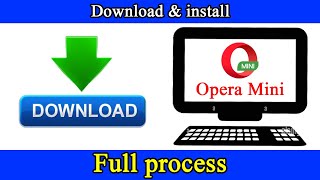 How to download Opera Mini web browser for pc screenshot 3