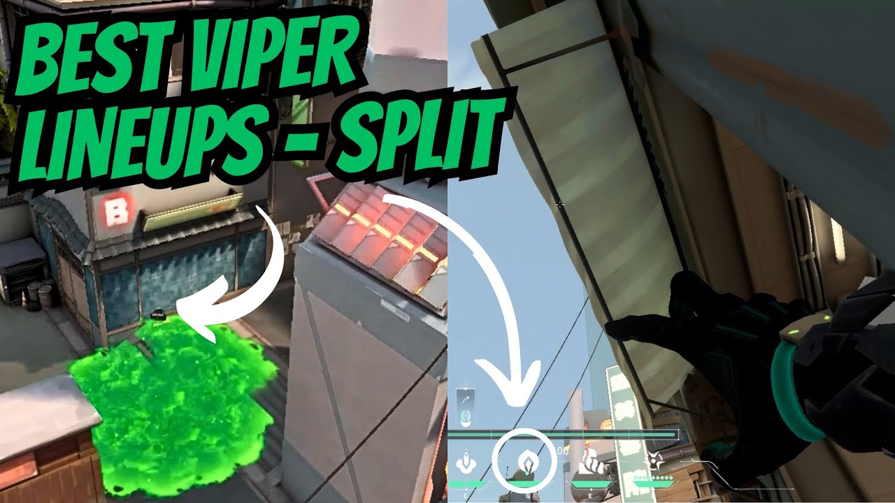 BEST Viper Lineups for SPLIT - 2025 (20+ Lineups)