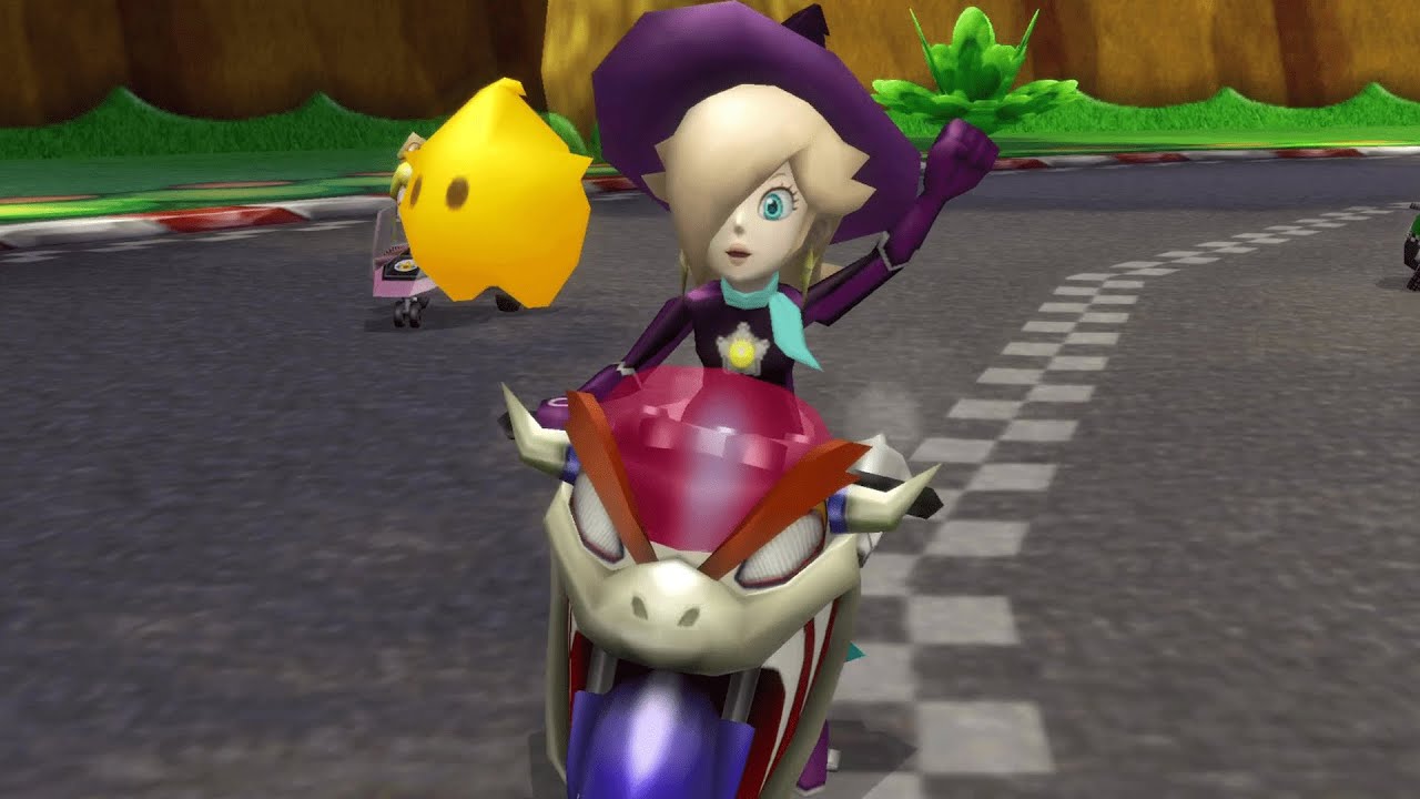 Witch Rosalina in Mario Kart Wii