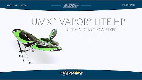 E-flite UMX Vapor Lite HP RTF & BNF Basic