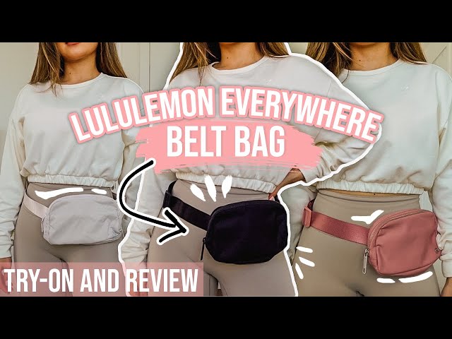 Lululemon Everywhere Belt Bag Review & Try-On 