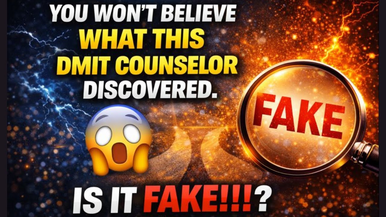 You Won't Believe What This DMIT Counselor Discovered. Is it FAKE!!!