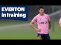 JAMES RODRIGUEZ SCORES OVERHEAD KICK IN FIRST EVERTON TRAINING SESSION!