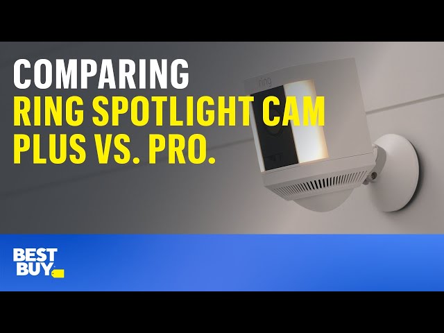 Comparing Ring Spotlight Cam Plus vs. Pro. Tech Tips from Best Buy