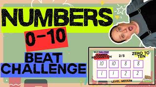 Learn Numbers 0-10 | Beat the Beat! Number Recognition Game for Kids | Preschool & Kindy Maths