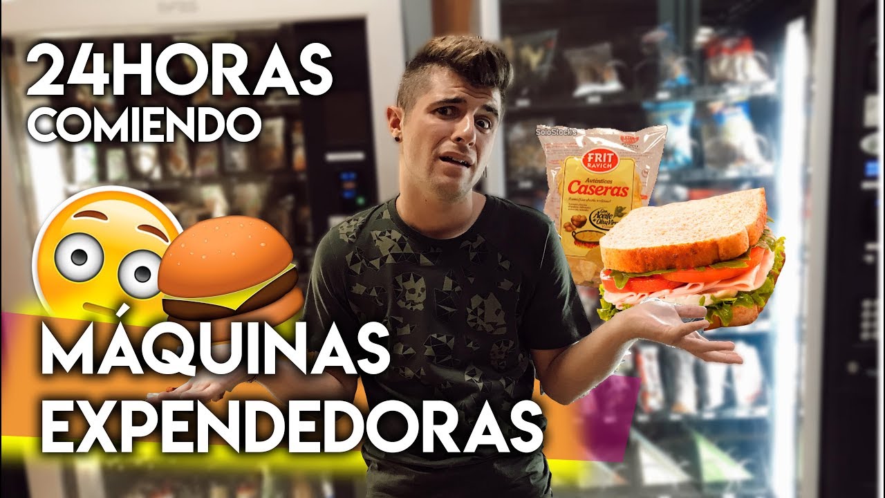 24 Horas Comiendo En Máquinas Expendedoras