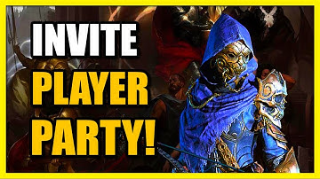 How to Invite Local Player to a PARTY in Diablo 4 (PS4, PS5, XBOX)