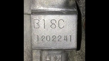 JDM B18C GSR Engine Compression Test: S/N #: B18C-1202241