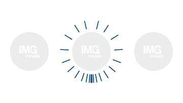 Expanding dash circle loading icon animation