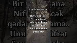 Unutma Nifrət Sevgidən Daha Güclüdür..