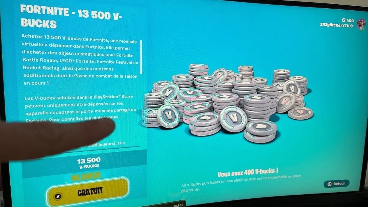 CE CODE SECRET DONNE A TOUT LE MONDE 13 500 V-BUCKS ! (Glitch Avoir des v bucks gratuit)