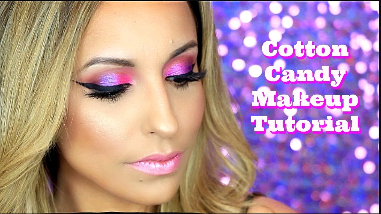 COTTON CANDY INSPIRED MAKEUP TUTORIAL TALK THROUGH YouTube