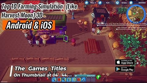 Top 10 Farming Simulation Games Like Harvest Moon for Android & iOS (3D Edition)