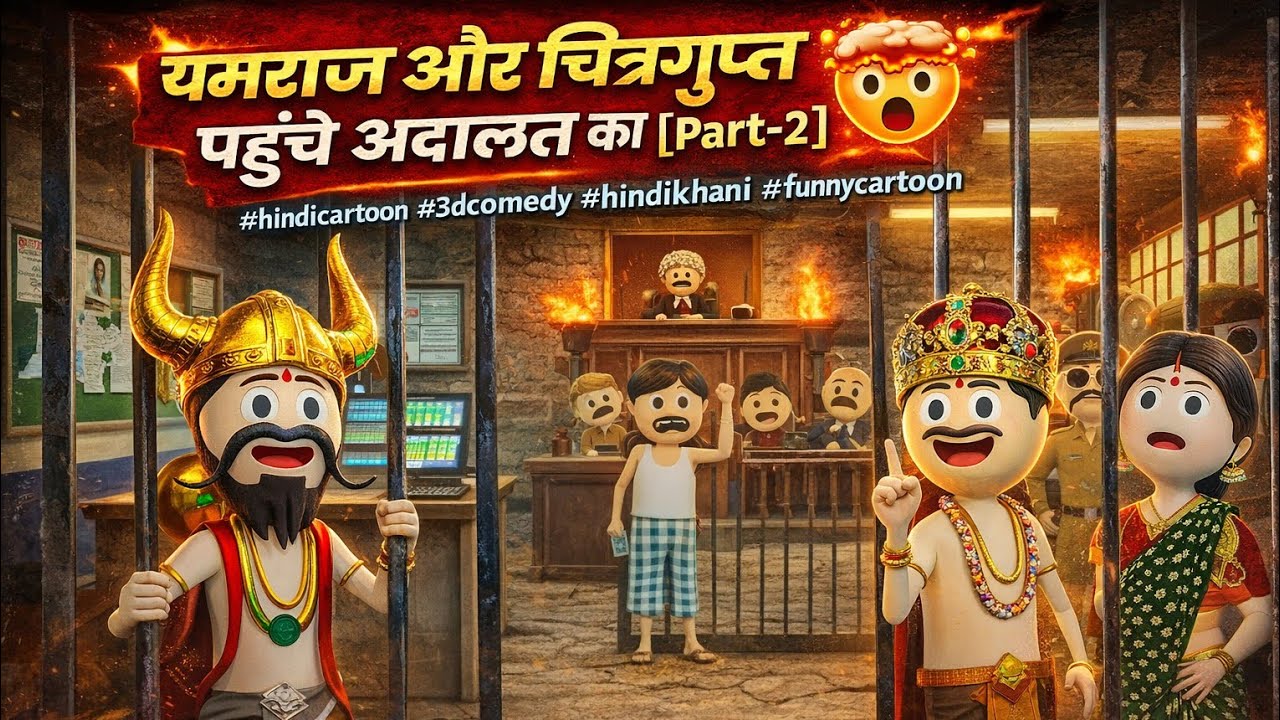 यमराज और चित्रगुप्त पहुंचे अदालत का🤯 [pat-2 ]