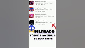 🤯 OFICIAL 🤯 POPPY PLAYTIME 4 EN CELULAR! #poppy4 #mobilegame #tutorial #playstore #poppy5 #parati