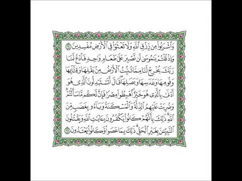 سوره البقره بصوت الشيخ ماهر المعيقلي الايه 61