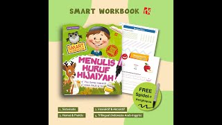 SMART WORKBOOK: Huruf Hijaiyah (Buku Tulis-Hapus)