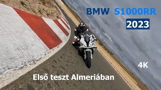 BMW S1000RR 2023 bemutató teszt Almeriában