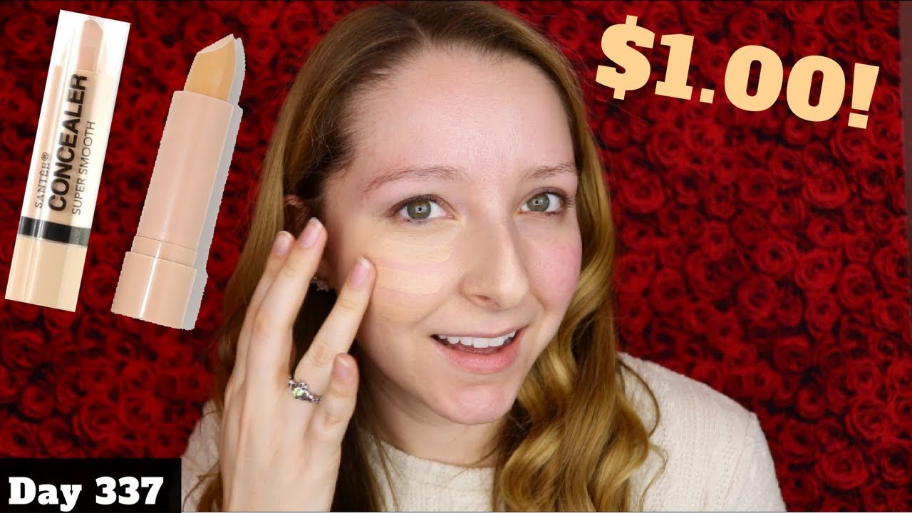 Santee Super Smooth Concealer Stick Review | ShopMissA | Day 337 of New  Makeup - YouTube