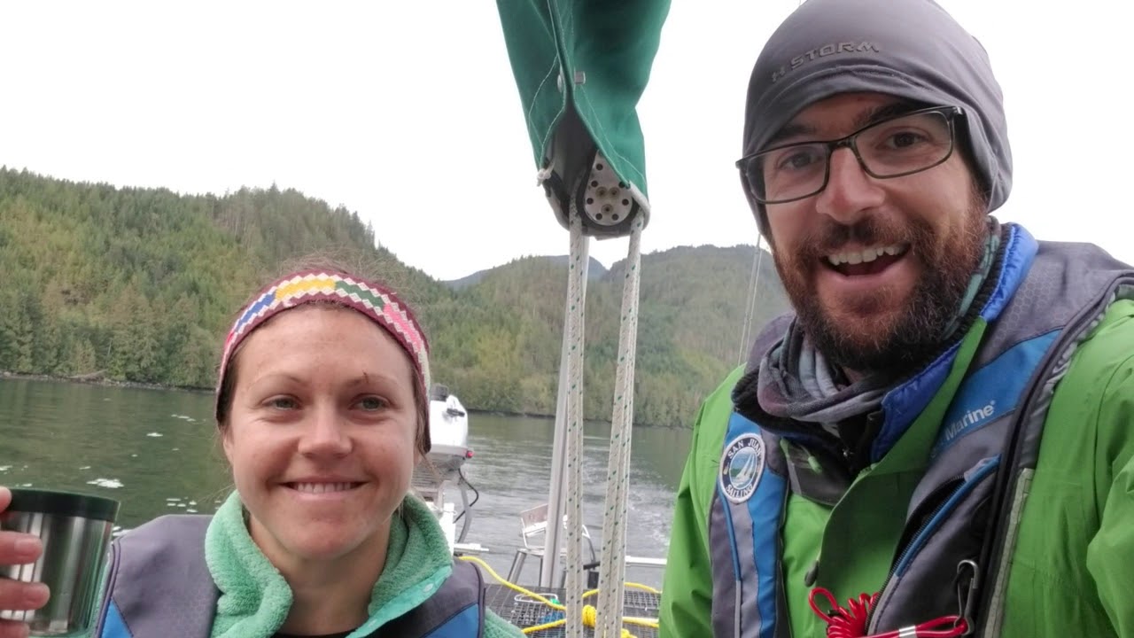 Sailing BC's Inside Passage: Motoring a Sailboat Through Rapids. - (Episode 21)