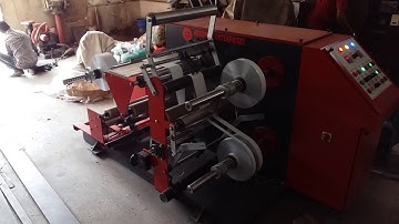 Narrow Web Foil Slitting Machine Working Tutorial - Accuweb Enterprises