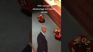 Who decided I had disadvantage #comedy #gaming #dnd
follow me on Twitter ► https://twitter.com/Nazire_TL
follow me on Tiktok ► https://www.tiktok.com/@naziretl
follow me on Twitch ► https://www.twitch.tv/naziretl
END CREDIT
song ► Philanthrope, mommy - Growing Through The Cracks https://chll.to/42e9e67a
Music provided by Chillhop Music
Mama Aiuto - Bell Tower
https://chll.to/ecd0066a
video ► https://www.youtube.com/watch?v T3LcxYNUMM&list=PLaTP_B8K0vdiUP8f3h6Y2930CJS4e_e4H&index=2
#Comedy #Gaming Who decided I had disadvantage #comedy #gaming #dnd