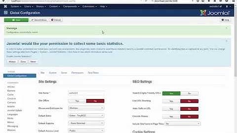 How to install Joomla quick video