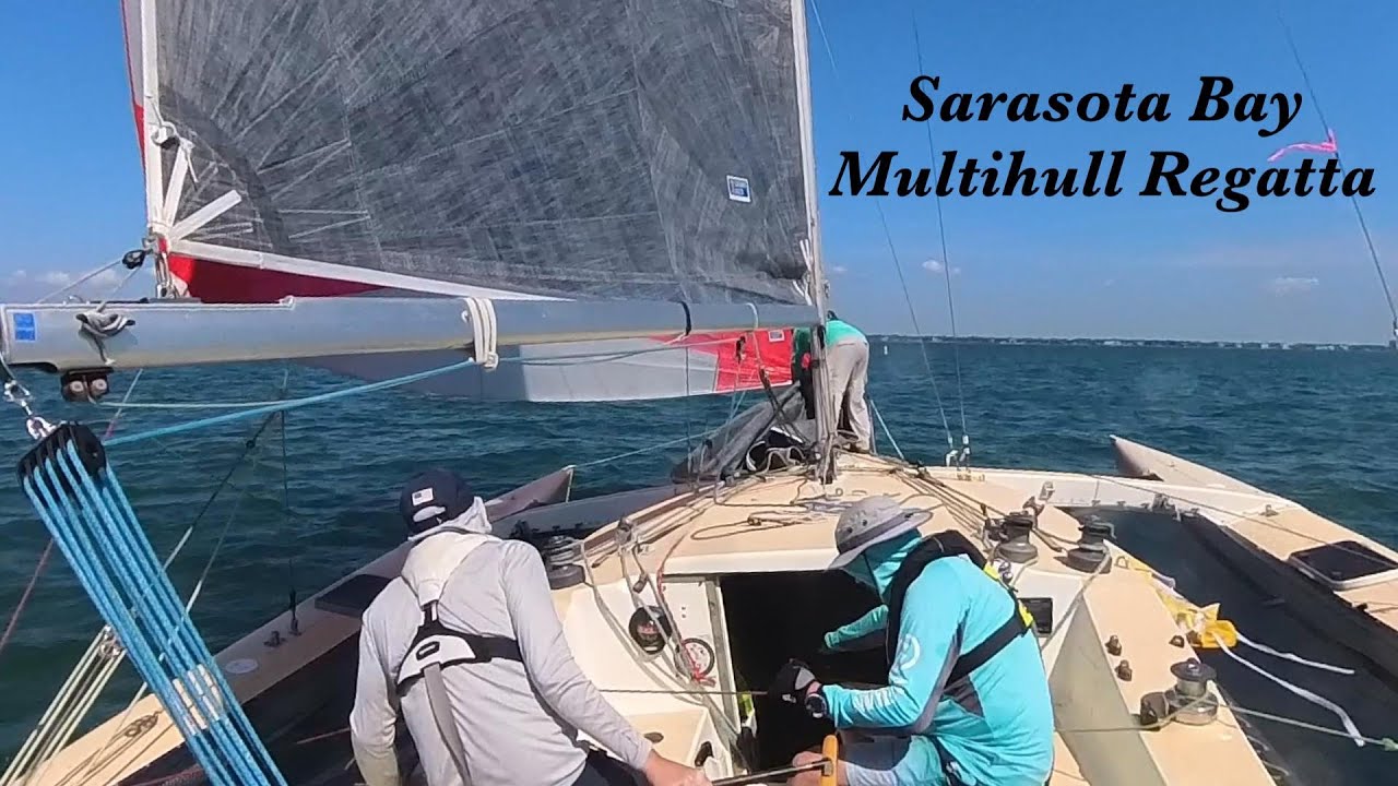 WIN!: 2024 Sarasota Bay Multihull Regatta Day 1 Race 2