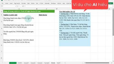 Định khoản kế toán bằng AI trên Excel với hàm  BS_AI của Add-in A-Tools