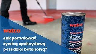 Jak Pomalować Żywicą Epoksydową Posadzkę Betonową W Garażu Lub Magazynie Watco Epoxyguard