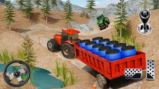 Car Game||Farming Tractor Cargo Sim-Mountain Jeep Drive||car simulator||Android Gameplay||#006 screenshot 3
