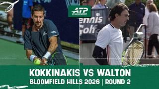 Thanasi Kokkinakis vs Adam Walton | Bloomfield Hills 2026 Round 2 Highlights screenshot 4