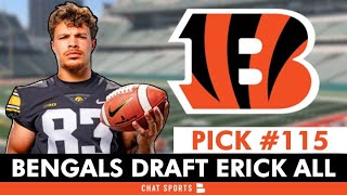 2024 NFL Draft: Cincinnati Bengals Select TE Erick All From Iowa With Pick #115 In 4th Round