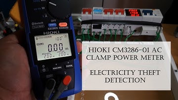 [English Sub] Hioki CM3286-01 AC Clamp Power Meter: Electricity Theft Detection