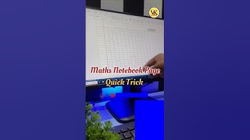 📘 MS Word में Maths Notebook Page Design कैसे बनाएं | Create Maths Notebook Page in MS Word Tricks