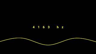 4163 hz frequency tone