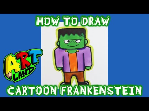 Comment dessiner CARTOON FRANKENSTEIN