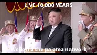 KPAGF NORTH KOREA MILITARY MARCHING PARADE ONE FULL HOUR WITH MUSIC live 10,000 years