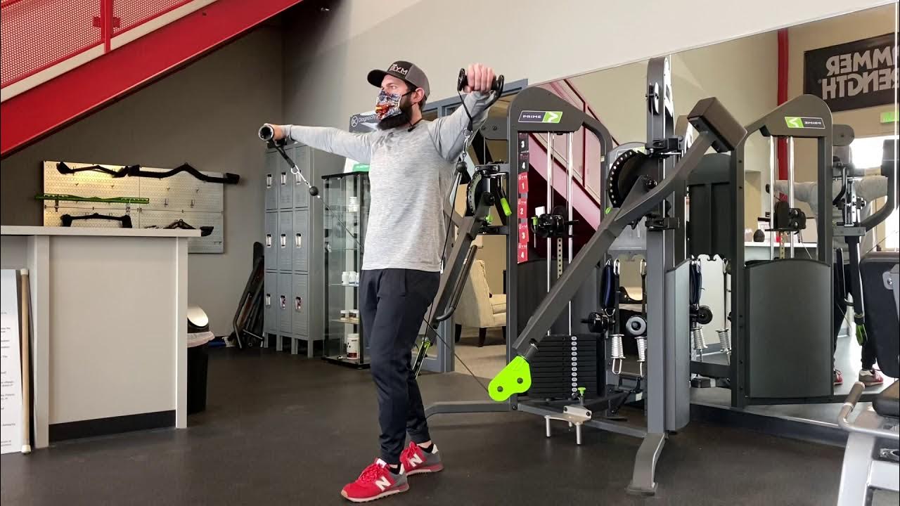 Behind the back cable lateral raise YouTube