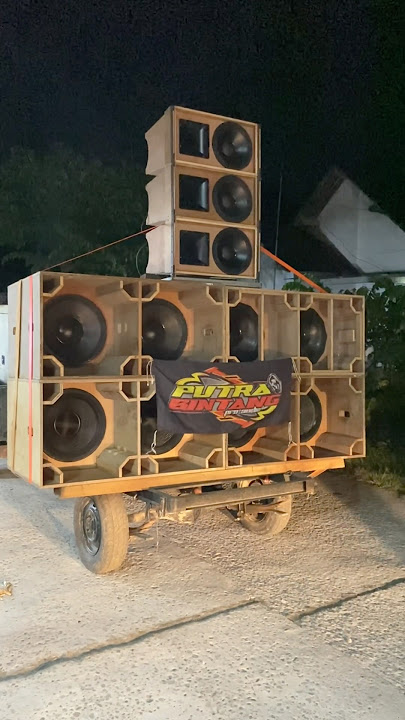 Sound horeg putra bintang audio 4 sub planar pesona box belum di cat ds karangrejo