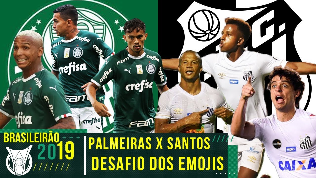 PALMEIRAS X SANTOS – CLÁSSICO PAULISTA NO DESAFIO DOS EMOJIS