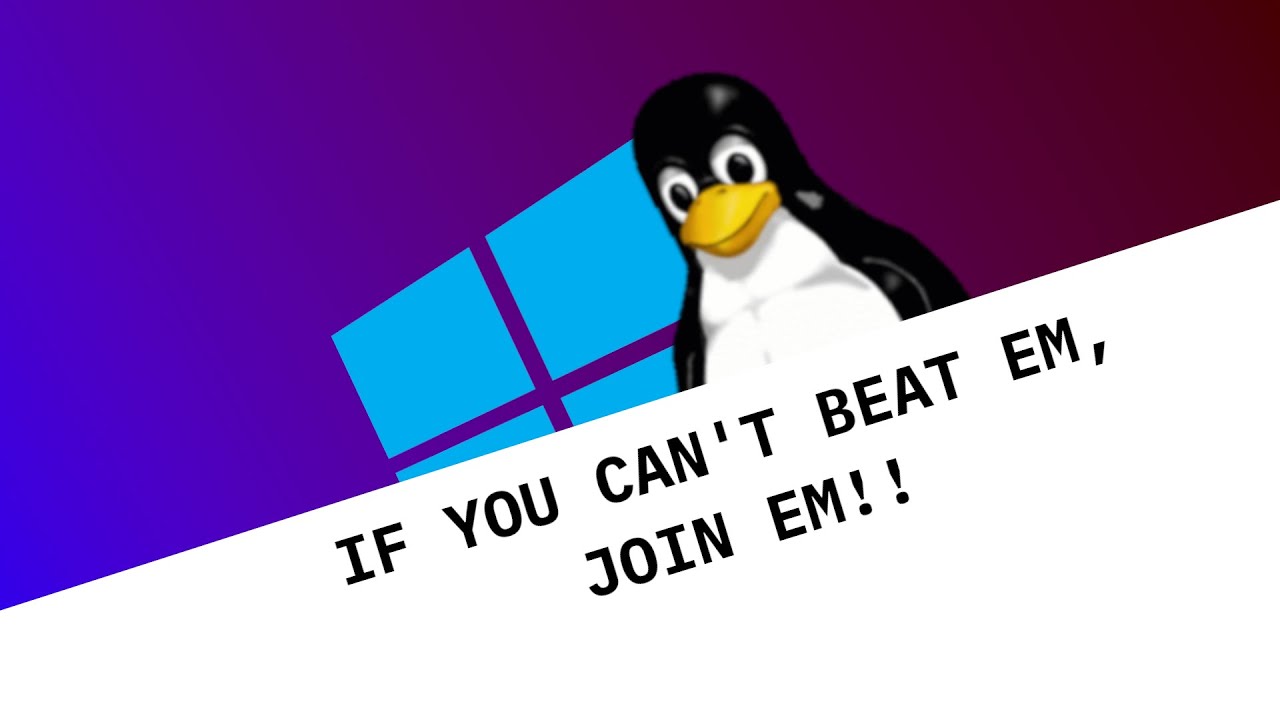 If you can't beat em, join em - YouTube
